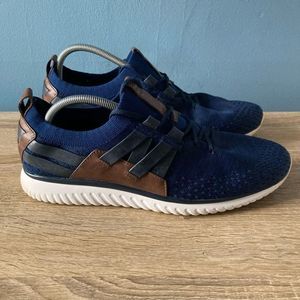 Cole Haan Grandmotion Woven Stitchlite Navy Blue Sneakers Shoes C27735 Men's 12